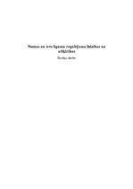Referāts 'Nomas un īres līguma regulējuma līdzības un atšķirības', 1.