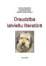 Referāts 'Eksāmens literatūrā par draudzību', 1.