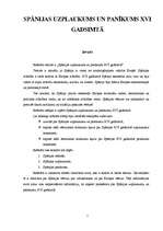 Referāts 'Spānijas uzplaukums un panīkums 16.gadsimtā', 1.