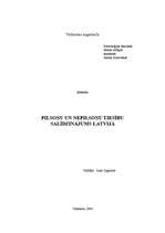 Referāts 'Pilsoņu un nepilsoņu tiesību salīdzinājums Latvijā', 1.