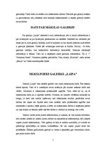Referāts 'Galerijas "Laipa" analīze', 7.