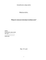 Diplomdarbs 'Eksperta atzinums kriminālprocesuālajā jomā', 1.