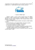 Prakses atskaite 'Uzņēmuma starptautiskās ekonomiskās darbības pilnveidošana iespējas', 5.