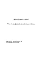 Paraugs 'Vara elektroķīmiskā ekvivalenta noteikšana', 1.