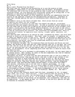 Eseja 'Essay about Krishnamurti, most notably, his book "Freedom from the Known"', 1.