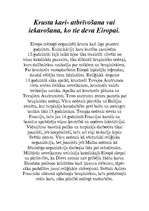 Eseja 'Krusta kari, kur un kā tie sākās. Krusta kari Baltijā', 3.