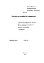 Referāts 'Energoresursu racionālā izmantošana', 1.
