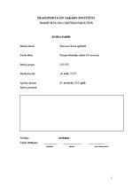 Konspekts 'Krava un kravu apstrāde. Transportlīdzekļa ielāde', 1.