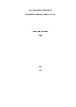 Eseja 'Cilvēks. Kas ir šī būtne?', 1.