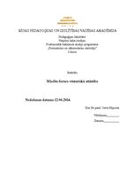 Referāts 'Mācību formu vēsturiskā attīstība', 1.