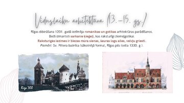 Prezentācija 'Rīgas arhitektūras stili', 3.