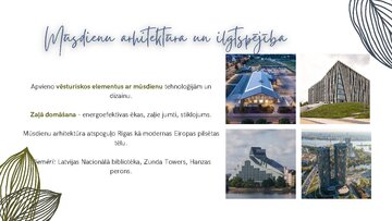 Prezentācija 'Rīgas arhitektūras stili', 9.