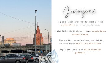 Prezentācija 'Rīgas arhitektūras stili', 10.