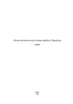 Referāts 'Eiropas Savienības armijas izveides mēģinājumi 20.gadsimtā', 1.