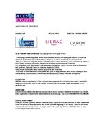 Referāts 'The Lierac Brend`s Philosophy', 8.