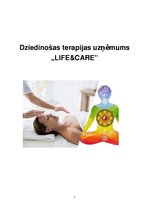Biznesa plāns 'Dziedinošas terapijas uzņēmums "Life&Care"', 1.