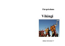 Konspekts 'Pārspriedums par vikingiem', 1.