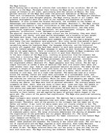 Eseja 'The Maya Culture', 1.