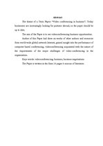 Referāts 'Videokonferences uzņēmējdarbībā', 4.