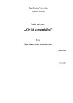 Eseja 'Rīgas pilsētas civilās aizsardzības plāns', 1.
