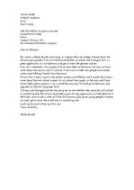 Paraugs 'Letter of Motivation', 1.