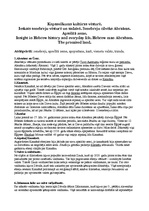 Konspekts 'Senebreju vēsture', 1.