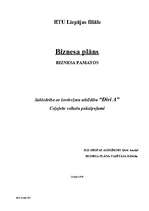 Biznesa plāns 'SIA "Divi A"', 1.