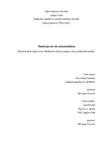 Referāts 'Depresija un tās samazināšana', 1.