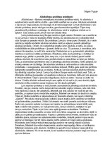 Eseja 'Alkoholisma problēma mūsdienās', 1.