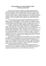 Eseja 'Pārspriedums par romānu "Uz kraujas rudzu laukā"', 1.