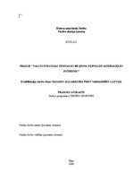 Prakses atskaite 'Pirmskvalifikācijas darba prakses atskaite Valsts policijā', 1.