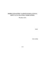 Referāts 'Derīgo izrakteņu salīdzinājums Latvijas, Lietuvas un Igaunijas zemes dzīlēs', 1.