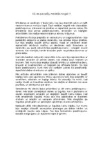 Eseja 'Kā es pavadīju nedeļās nogali?', 1.