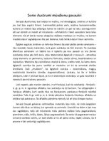 Eseja 'Senie Austrumi mūsdienu pasaulei', 1.