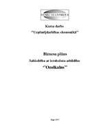 Biznesa plāns 'SIA "Ozolkalns"', 1.