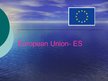 Prezentācija 'European Union', 1.