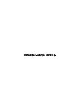 Referāts 'Inflācija Latvijā 2004.gadā', 1.