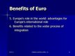 Prezentācija 'European Single Currency Euro', 10.