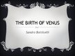 Prezentācija 'Sandro Botičelli "The Birth of Venus"', 1.