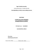 Biznesa plāns 'Uzņēmuma konkurētspējas paaugstināšanas projekts "LMT"', 1.