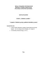 Konspekts 'Politiskās partijas politiskās līdzdalības procesā', 1.