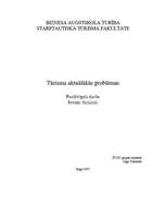 Referāts 'Aktuālākās problēmas tūrismā', 1.