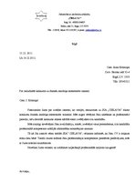 Paraugs 'Atbildes vēstule', 1.