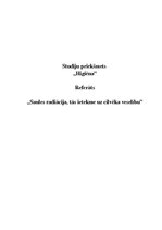 Referāts 'Saules radiācija, tās ietekme uz cilvēka veselību', 1.