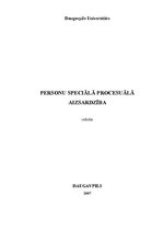 Referāts 'Personu speciālā procesuālā aizsardzība', 1.