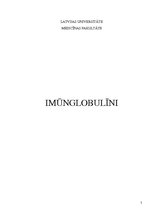Konspekts 'Imūnglobulīni', 1.