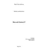 Referāts 'Microsoft Outlook 97', 1.