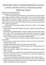 Konspekts 'Vērtspapīru tirgus attīstības perspektīvas Baltijā', 1.