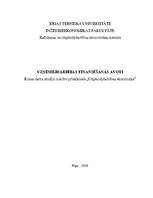 Referāts 'Uzņēmējdarbības finansēšanas avoti', 1.