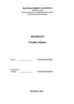 Referāts 'Vizuālā reklāma', 1.